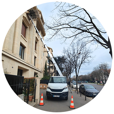 location monte meuble paris sur camion