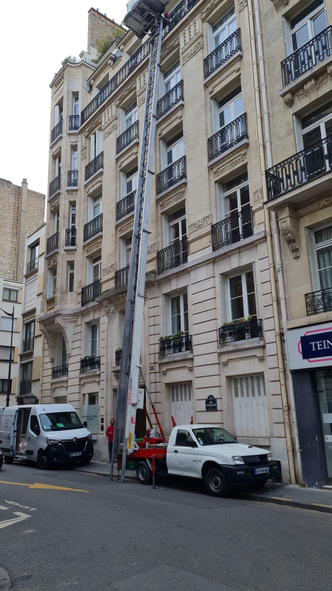 location monte meuble paris 75116